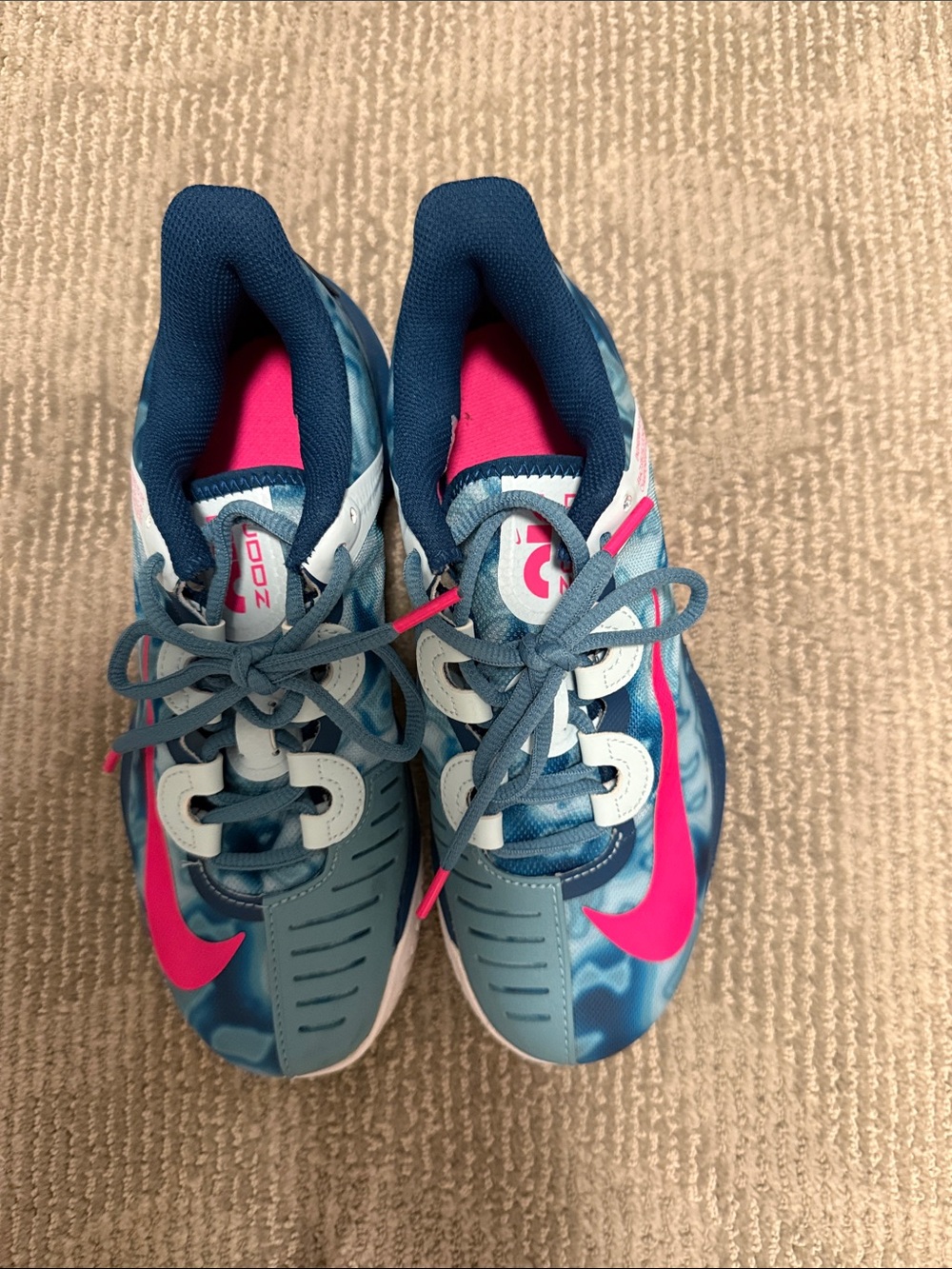 Nike Air zoom Naomi Osaka tennis Sneakers in Blue Pink size 6.5